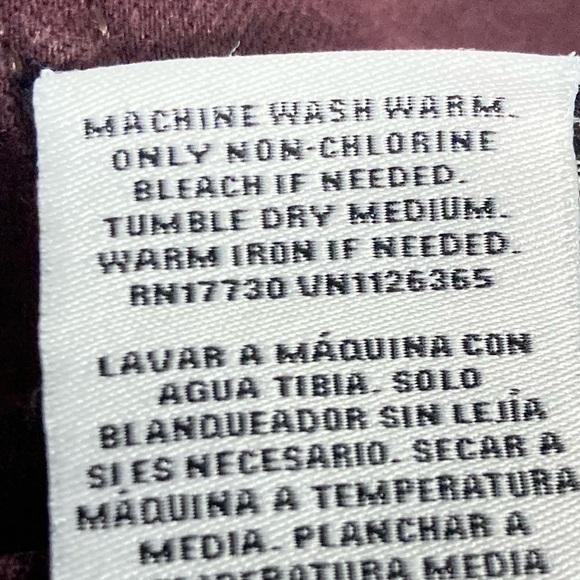 Ava & Viv Women's Deep Burgundy Straight Leg Jeans - Picture 5 of 10